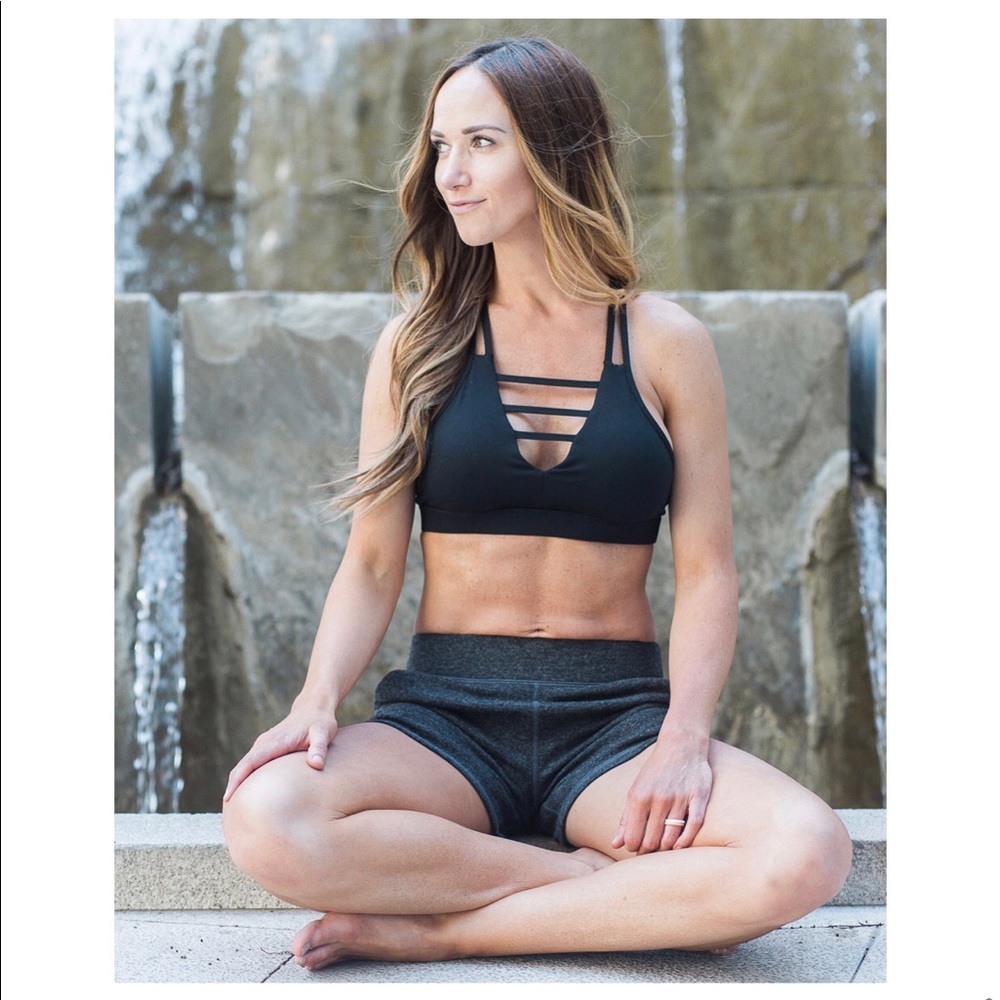 ZYIA Grid bra BLACK
